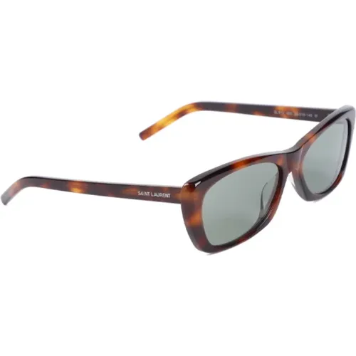 Neutrale Sonnenbrille rauchgraue Gläser - Saint Laurent - Modalova