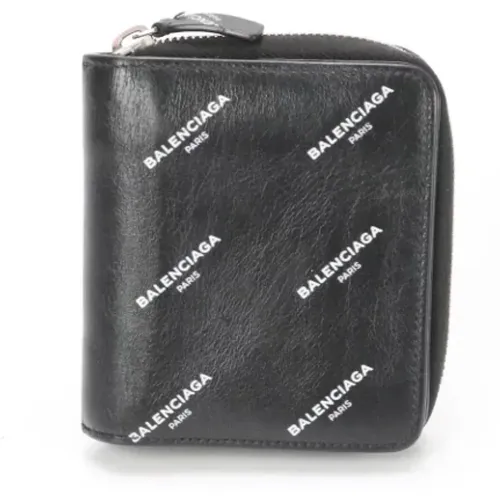 Pre-owned Wallets, male, , Size: ONE SIZE Pre-owned Leather wallets - Balenciaga Vintage - Modalova