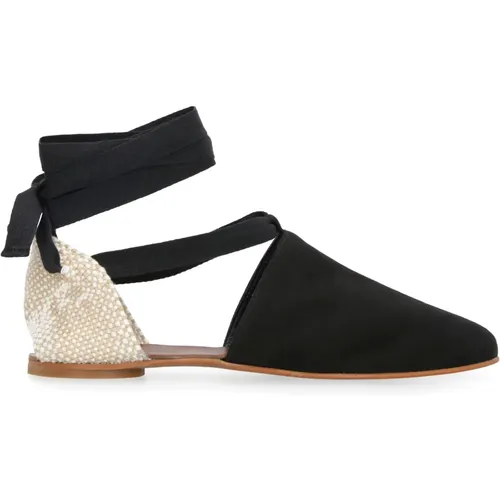 Suede Espadrilles mit Schnürung , Damen, Größe: 36 EU - Castañer - Modalova