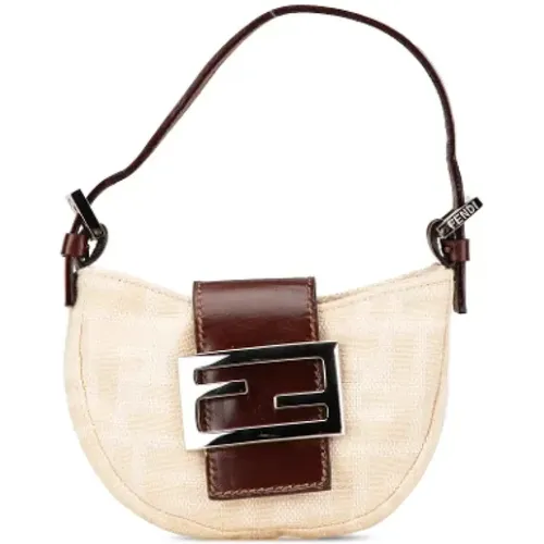 Pre-owned Handbags, female, , Size: ONE SIZE Pre-owned Canvas handbags - Fendi Vintage - Modalova