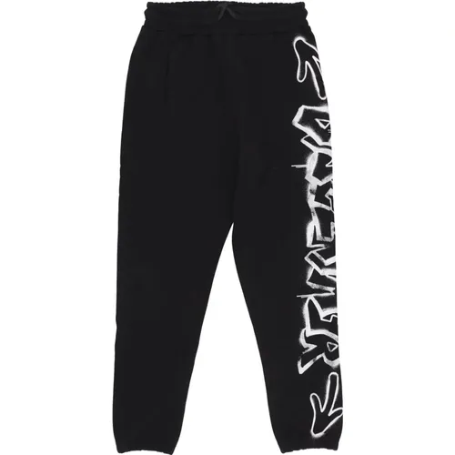 Sweatpants, male, , Size: M /White Side Logo Tracksuit Pants - Disclaimer - Modalova