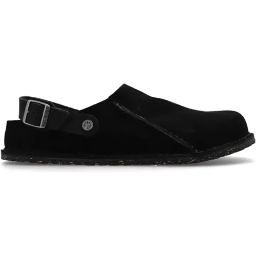 Clogs, male, , Size: 14 US ‘Lutry Premium’ suede slides - Birkenstock - Modalova