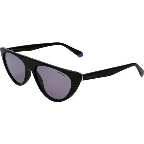 Bicolor Metall Sonnenbrille mit Lila Glas - Polaroid - Modalova