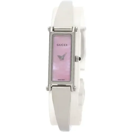 Pre-owned Watches, female, , Size: ONE SIZE Pre-owned Stainless Steel watches - Gucci Vintage - Modalova