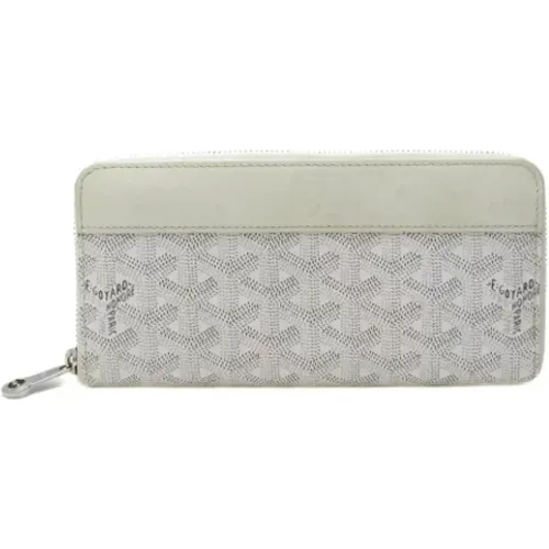 Pre-owned Wallets, female, , Size: ONE SIZE Pre-owned Canvas wallets - Goyard Vintage - Modalova