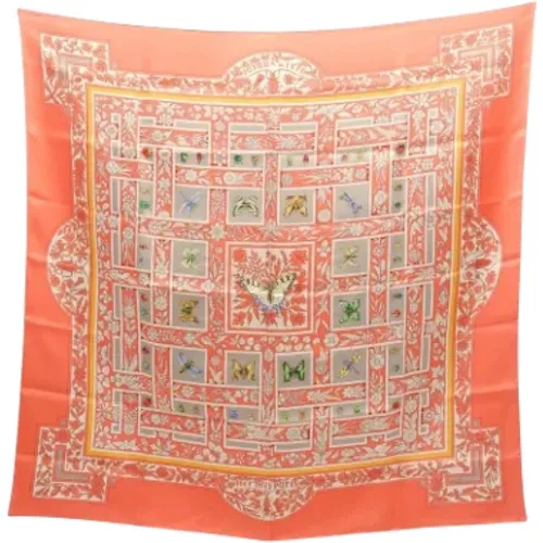 Pre-owned Scarves, female, , Size: ONE SIZE Pre-owned Silk scarves - Hermès Vintage - Modalova