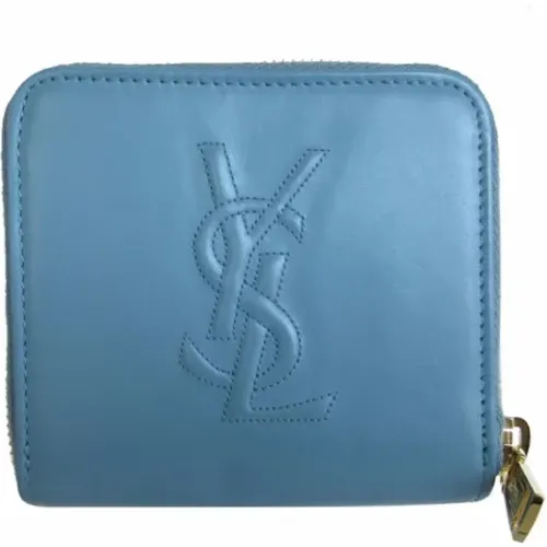 Pre-owned Wallets, female, , Size: ONE SIZE Pre-owned Leather wallets - Yves Saint Laurent Vintage - Modalova