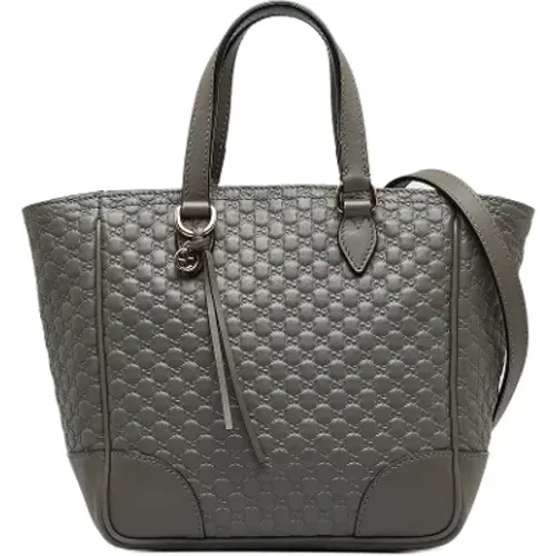 Pre-owned Tote Bags, female, , Size: ONE SIZE Pre-owned Leather gucci-bags - Gucci Vintage - Modalova