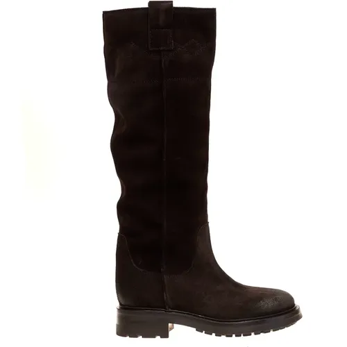 Marrone Ankle Boots for Women , female, Sizes: 3 UK, 6 UK, 5 UK, 4 UK - Strategia - Modalova