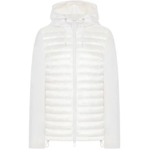 Puffer and nylon jacket with hood , female, Sizes: 2XS, XS, S - Duno - Modalova