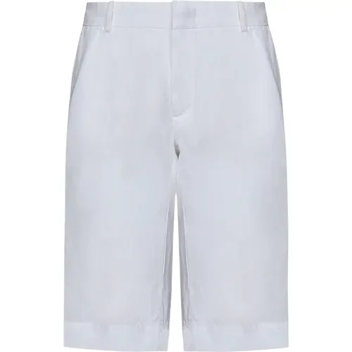 Linen Trousers with Hidden Closure , male, Sizes: M - Malo - Modalova