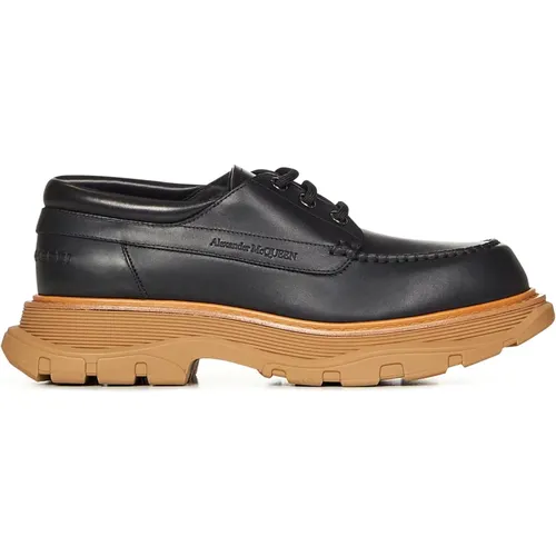 Laced Derby Shoes Aw24 , male, Sizes: 7 UK, 5 UK, 10 UK, 8 UK - alexander mcqueen - Modalova