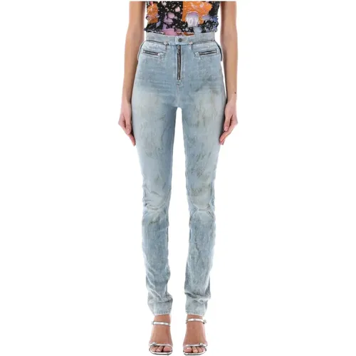 Super Skinny Stain Effect Jeans , Damen, Größe: W26 - Diesel - Modalova