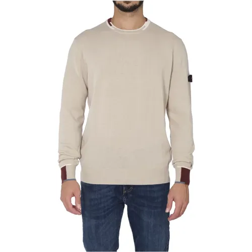 Marlon 02 388 Beig Men Sweater , male, Sizes: S, 3XL, M, L, XL - Peuterey - Modalova