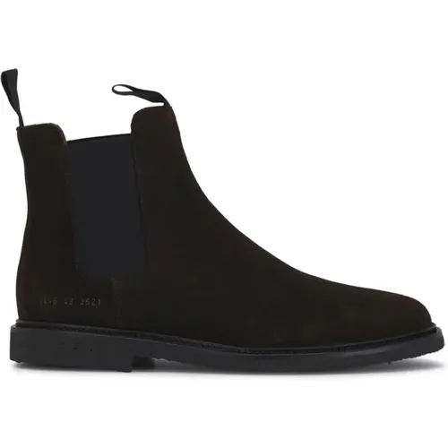 Chelsea Boots, male, , Size: 12 US Coffee Suede Ankle Boots - Common Projects - Modalova