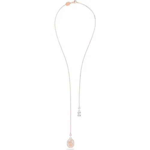 Damen Y-Halskette mit Schwan in Weiß Roségold Artikelnummer 5628565 - Swarovski - Modalova