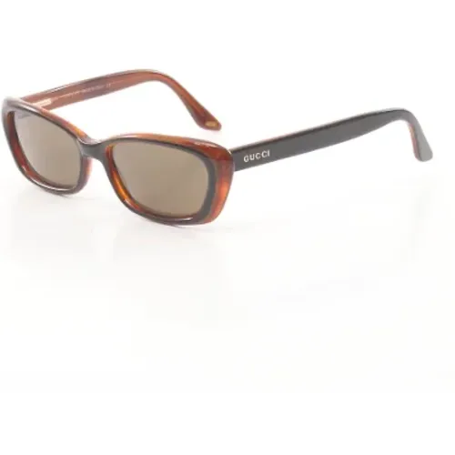 Pre-owned Accessories, unisex, , Size: ONE SIZE Pre-owned Plastic sunglasses - Gucci Vintage - Modalova