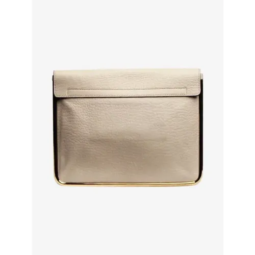 Pre-owned Clutches, female, , Size: ONE SIZE Pre-owned Leather clutches - Chloé Pre-owned - Modalova