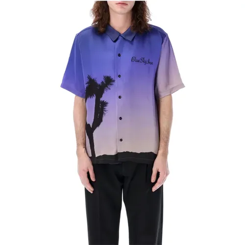 Modern Volcanic Shirt , male, Sizes: M, L - Blue Sky Inn - Modalova