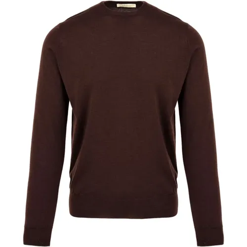 Herren Pullover in Granatfarbe - Filippo De Laurentiis - Modalova