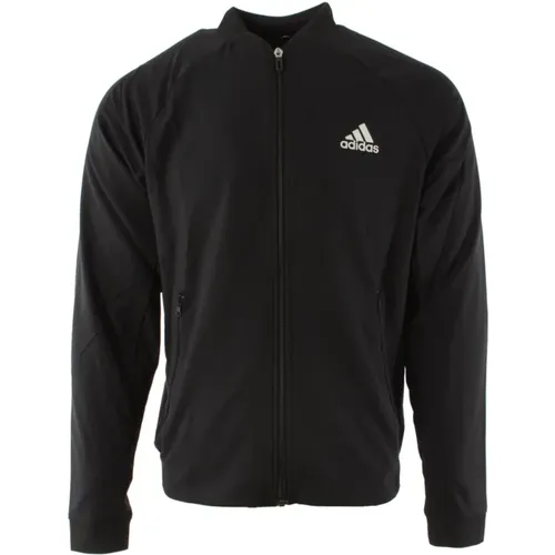 Zip-through Sweatshirt , Herren, Größe: L - Adidas - Modalova
