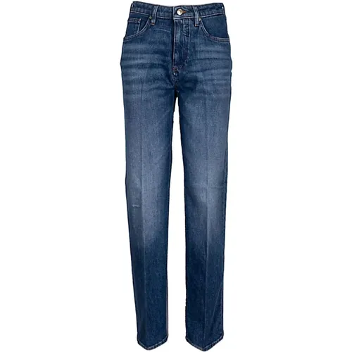 Klassische Straight Fit Denim Jeans , Damen, Größe: W26 - Don The Fuller - Modalova