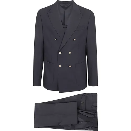 Classic Double Breasted Suit , male, Sizes: 3XL, M, 2XL - Eleventy - Modalova
