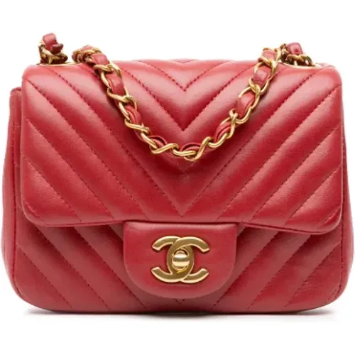 Pre-owned Cross Body Bags, female, , Size: ONE SIZE Pre-owned Leather chanel-bags - Chanel Vintage - Modalova