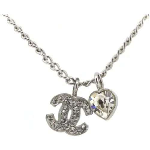 Pre-owned Jewellery, female, , Size: ONE SIZE Pre-owned Fabric necklaces - Chanel Vintage - Modalova