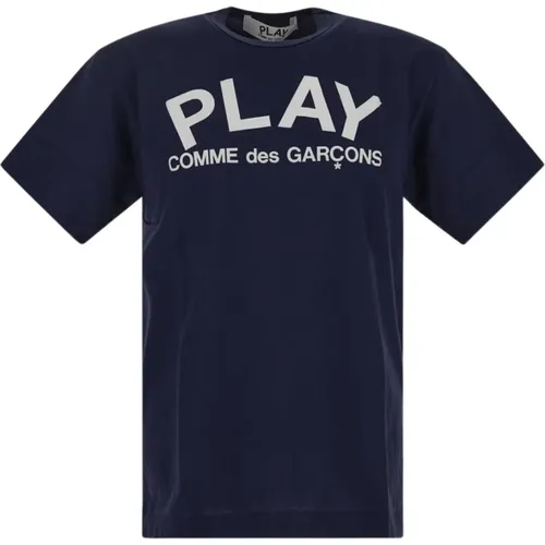T-Shirt , Herren, Größe: M - Comme des Garçons Play - Modalova