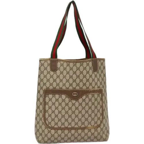 Pre-owned Tote Bags, female, , Size: ONE SIZE Pre-owned Leather totes - Gucci Vintage - Modalova