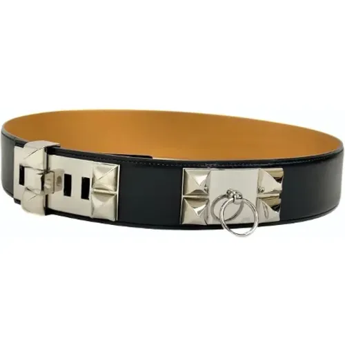 Pre-owned Belts, female, , Size: ONE SIZE Pre-owned Leather belts - Hermès Vintage - Modalova