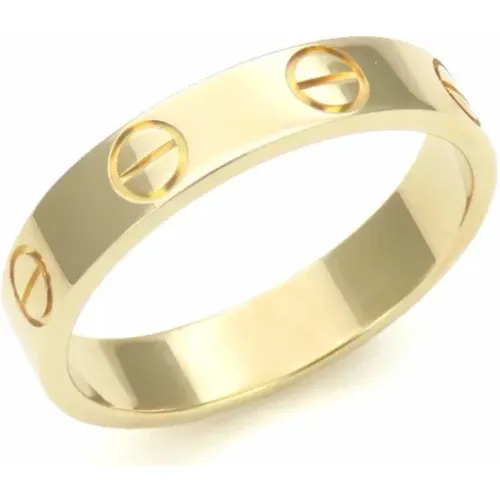 Pre-owned Jewellery, female, , Size: ONE SIZE Pre-owned Gold rings - Cartier Vintage - Modalova