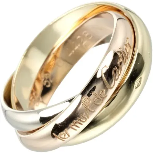 Pre-owned Jewellery, female, , Size: ONE SIZE Pre-owned Rose Gold rings - Cartier Vintage - Modalova