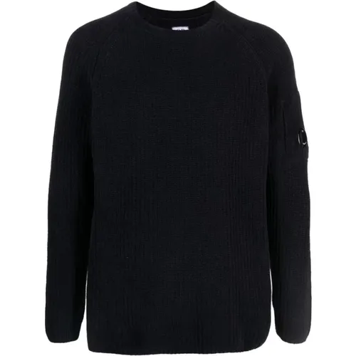 Sweater with Logo , male, Sizes: XL - C.P. Company - Modalova