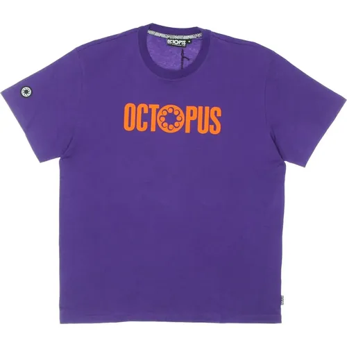 T-Shirts, male, , Size: XS Logo Tee Short Sleeve - Octopus - Modalova