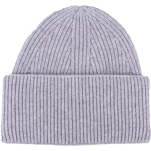 Beanies, unisex, , Size: ONE SIZE Ribbed Cashmere Unisex Hat - Laneus - Modalova