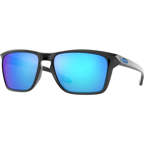 Sunglasses, male, , Size: 57 MM Sylas Sunglasses Sapphire Iridium - Oakley - Modalova