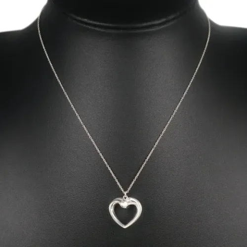 Pre-owned Jewellery, female, , Size: ONE SIZE Pre-owned Silver necklaces - Tiffany & Co. Pre-owned - Modalova