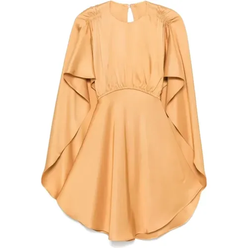 Caramel Brown Cape Dress , female, Sizes: M - Zimmermann - Modalova