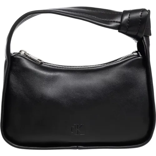 Stylish Zip Closure Handbag with Logo , female, Sizes: ONE SIZE - Calvin Klein Jeans - Modalova