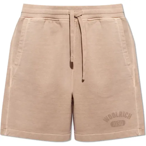 Shorts mit Logo , Herren, Größe: L - Woolrich - Modalova