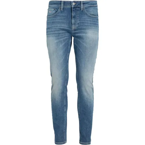 Slim Fit Austin Jeans , Herren, Größe: W38 - Tommy Jeans - Modalova