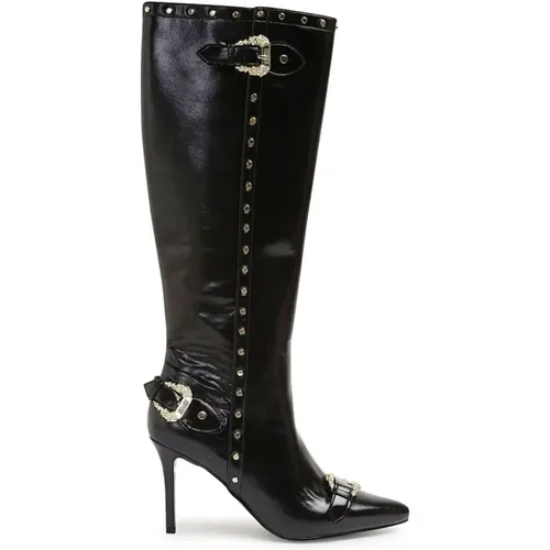 Schwarze Damen Stiefeletten - Versace Jeans Couture - Modalova