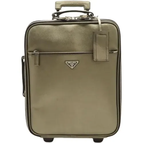 Pre-owned Weekend Bags, unisex, , Size: ONE SIZE Pre-owned Leather Weekend Bag - Prada Vintage - Modalova