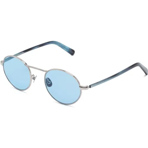 Sunglasses, unisex, , Size: 49 MM Kanaka SUN Silver INK Sunglasses - Moscot - Modalova