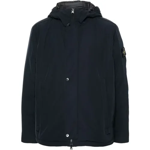 Water-Resistant Padded Jacket with Compass , male, Sizes: 2XL, XL, L, M - Stone Island - Modalova