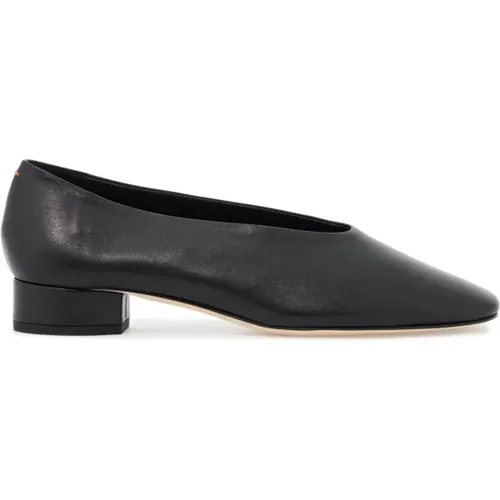 Sophisticated Leather Décolleté Shoes , female, Sizes: 7 UK - aeyde - Modalova