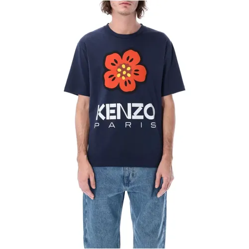 Men's Clothing T-Shirts & Polos Navy Ss24 , male, Sizes: S - Kenzo - Modalova