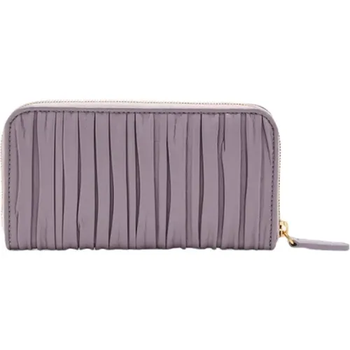 Softissima Lavendel Reißverschluss Brieftasche , Damen, Größe: ONE Size - Biagini - Modalova